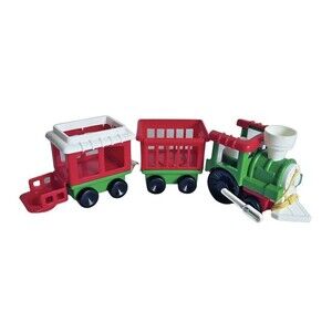 Fisher Price Little People Christmas Village Train Pull Toy Holiday Vintage
